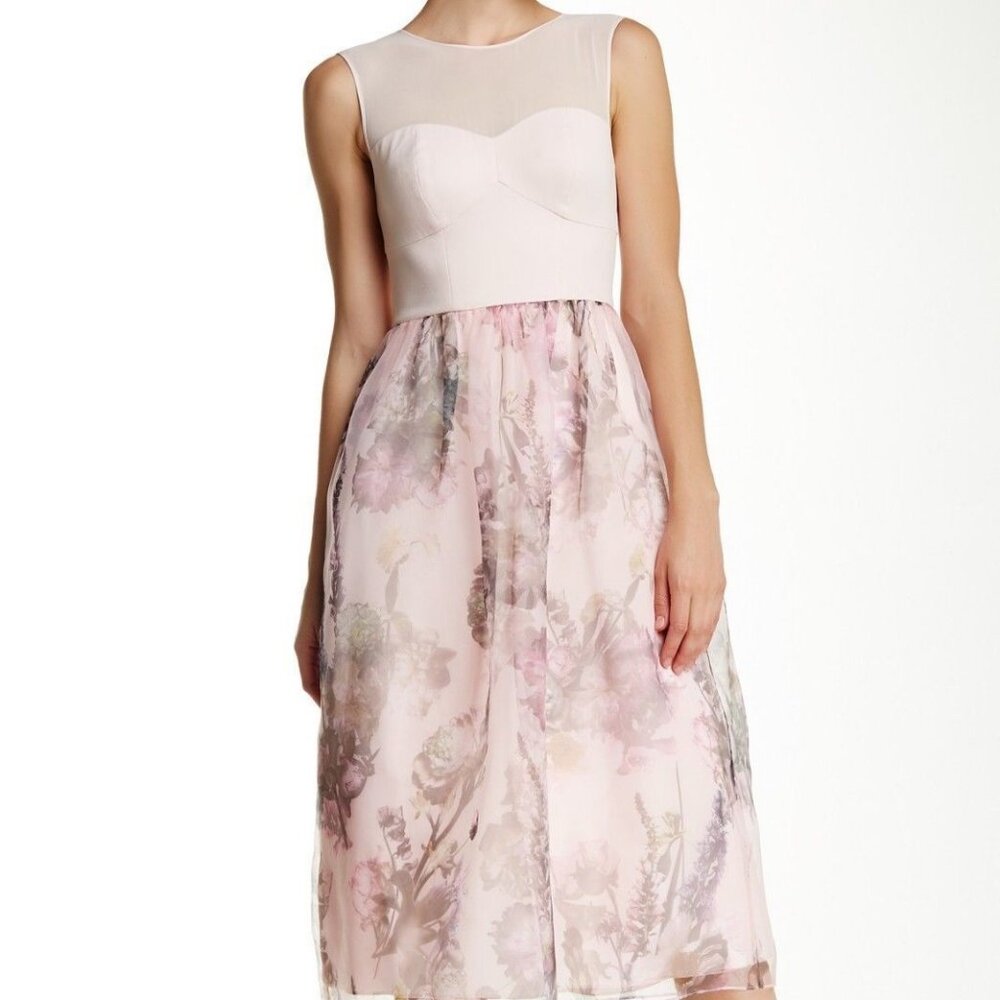 NWT Ted Baker London Faunia Torchlit Floral Ballet Dress Size 3(US 8)